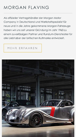 Über uns Abschnitt aus der Morgan Flaving Startseite