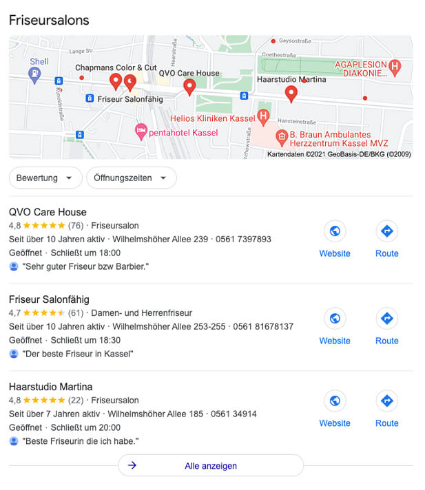 Google Local Pack